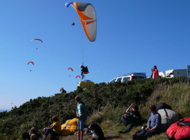 Bon cadeau Vol en parapente Port-en-Bessin-Huppain