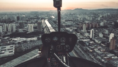 Survol de la ville de Lyon