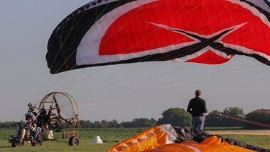 Survol de l'entre deux mer en Paramoteur