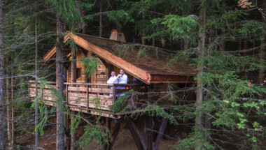 Une nuit dans la cabane Mont Blanc avec spa et sauna privatif