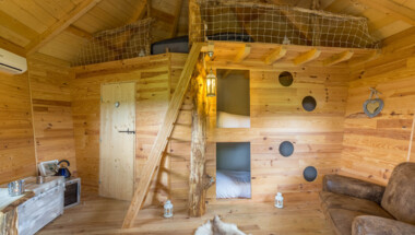 Nuit Famille en week-end dans la cabane de la Palombière