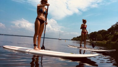 Session en Stand up paddle