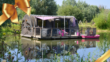Noël insolite : escapade gourmande à 2 en lodge flottant ou perché avec spa !