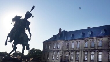 Vol en montgolfière depuis le château de Lunéville