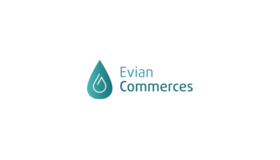Evian commerces Logo