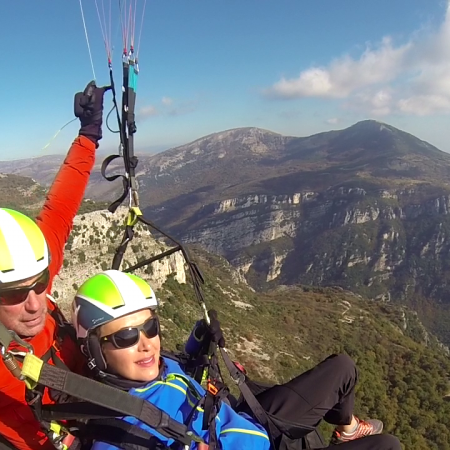 Baptême de Parapente Biplace Découverte (10 à 15 minutes)