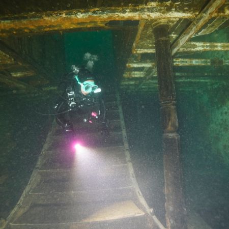 Exploration lac avec bloc et plombs