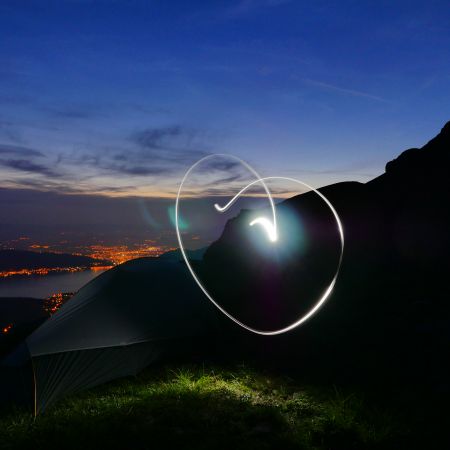 Bivouac féerique en montagne