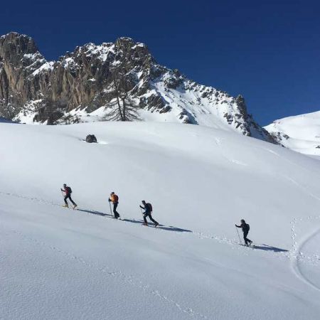 Initiation ski de randonnée en Clarée avec nuits en refuges
