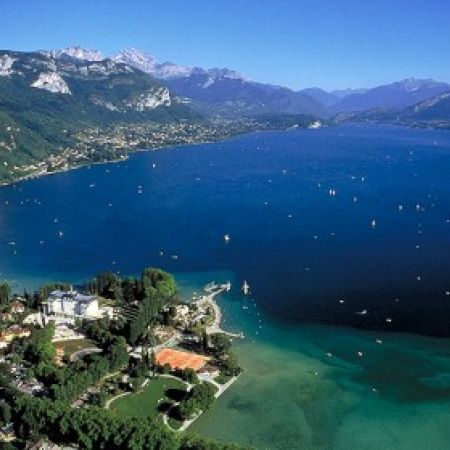 Promenade en avion : Lac d'aix-les-bains / Lac d'Annecy / Mageriaz