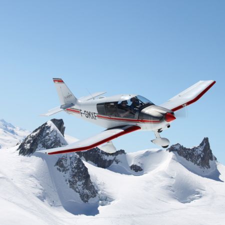 Baptême de l'air en Avion - Circuit Mont-Blanc et Glaciers (60 min)