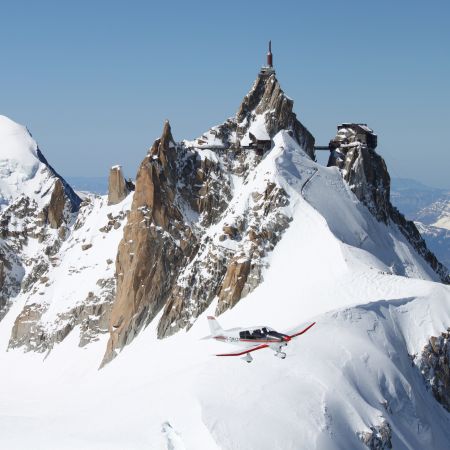 Baptême de l'air en Avion - Circuit Aravis Mont-Blanc (50 min)