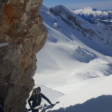 Ski de randonnée : Le Trou de la Mouche