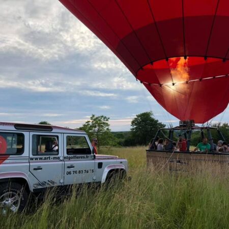Vol en montgolfière en Ile de France sur la région de Fontainebleau - Billet Semaine ou Weekend