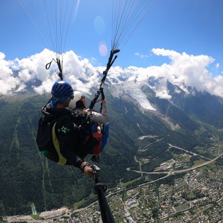 Parapente vol découverte Chamonix Plan praz