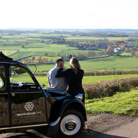 Coffret Escapade en 2CV & Dégustation au Château de Pommard