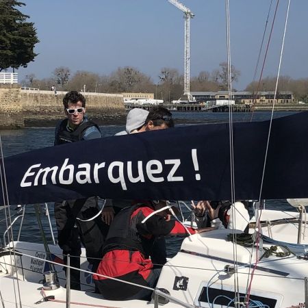 Afterwork à la voile au coeur de la ville de Lorient
