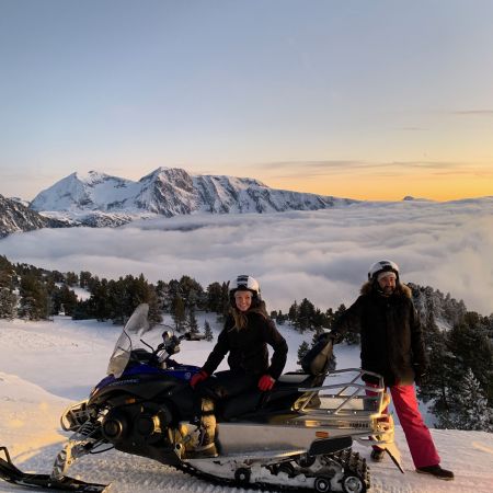 Randonnée en motoneige - Échappée Pistes - 1H