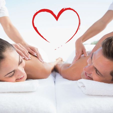 Massage du corps en duo - Anniversaire de mariage/rencontre