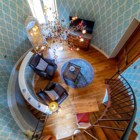 A private night for two in the Tower at Chateau de Candie