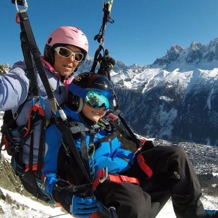 Baptême de parapente à Planpraz-Brévent.