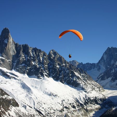 Baptême de parapente sur le site du Plan de l’Aiguille, ou de Planpraz-Brévent.