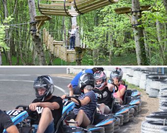 Parcours accrobranche + karting image 2