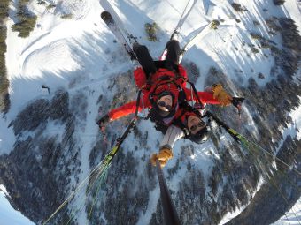Vol parapente Hiver - La Clusaz image 4