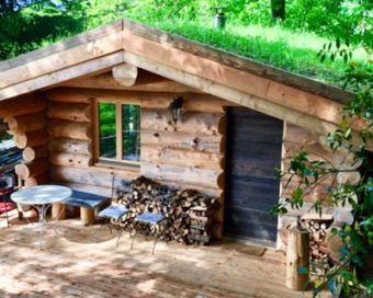 Nuit dans une cabane en rondins type canadien "Les 13 arbres" avec SPA capacité de 4 personnes image 1