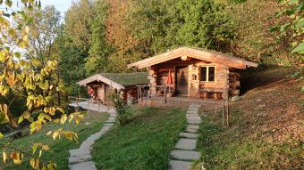 Nuit dans une cabane de rondins "La Thuile" image 3