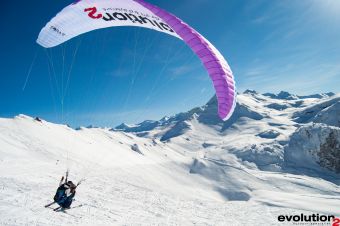 Vol en Parapente à Ski image 1