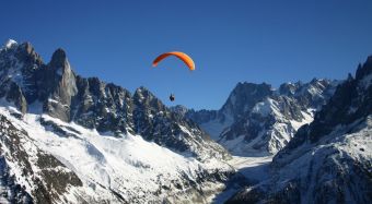 Parapente Vol Long Courrier - Face au Mont Blanc image 2