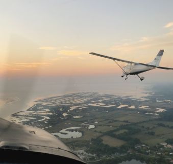 Survol en avion du bassin d'Arcachon image 1
