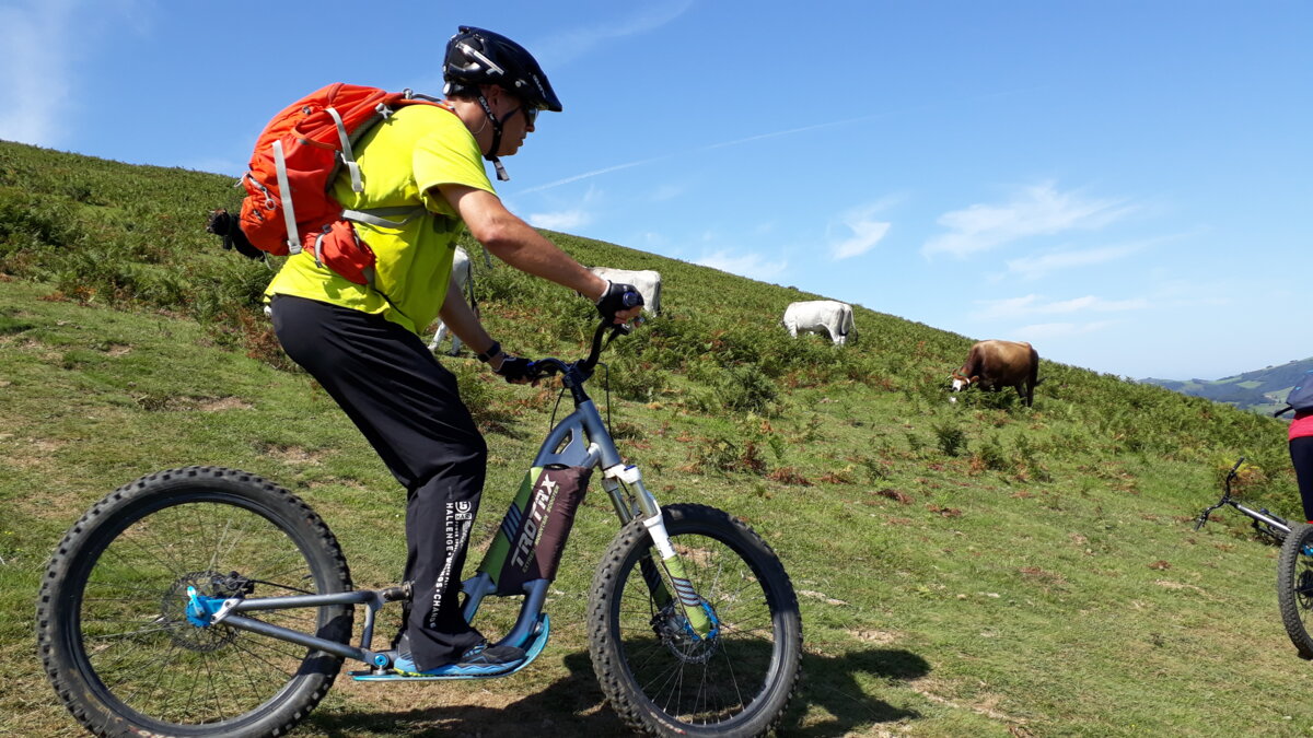 Bon cadeau Descente en trottinette de montagne Loisirs pays Basque