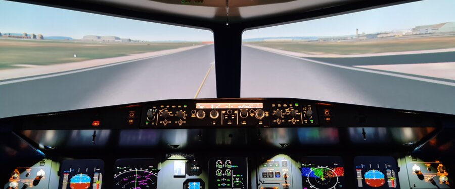 Panneau Simplayer QMPE Pour Simulateur Airbus A320 - Contrôleur Neuf