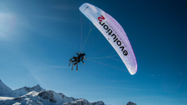 Vol en Parapente à Ski