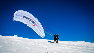 Parapente hivernal