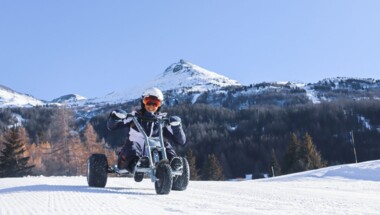 Mountain'Kart sur neige