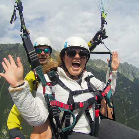 Paragliding flight 45 minutes