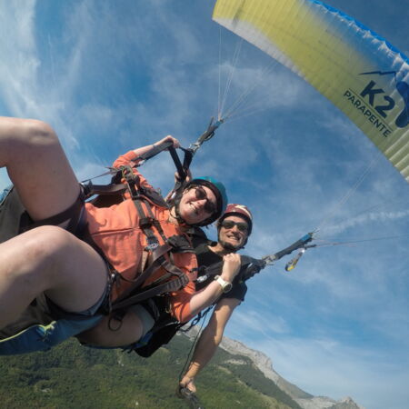 Baptême Vol Découverte parapente by K2 " le matin "