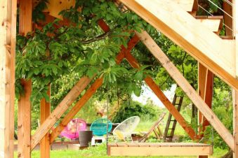 Séjour insolite en Cabane Perchée chez un paysan vigneron dans le vignoble de Château Chalon image 2